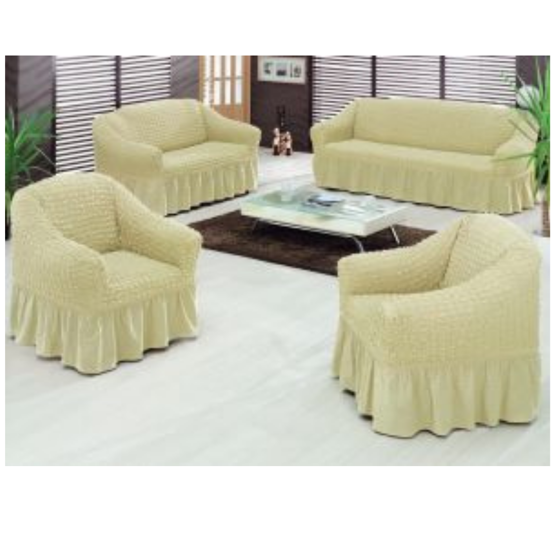 Turkish Seat Covers 01(3+1+1) Cream